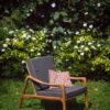 Custom Timber and Fabric Chair